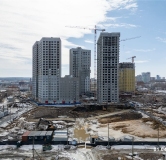 Ход строительства дома 1.1 в ЖК Азбука на Титова -