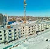 Ход строительства дома 3 в ЖК Атмосфера -