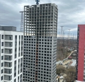 Ход строительства дома 91В (2.2) в ЖК Квартал Моменты на Космонавтов -