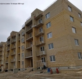 Ход строительства дома № 1/4 в ЖК Кубанская усадьба -