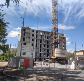 Ход строительства дома 90 в ЖК Геометрия Счастья -