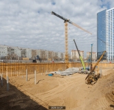 Ход строительства дома 1 в ЖК Город на озере -