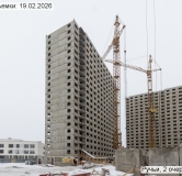 Ход строительства дома 144.1 в ЖК Ручьи -