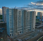 Ход строительства дома 14 в ЖК Манхэттен -