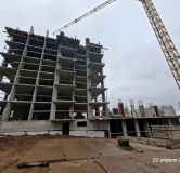 Ход строительства дома 2 в ЖК Крылья -