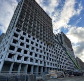 Ход строительства дома Литер 6 в ЖК Порто Ново -