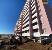 Ход строительства дома 25 в ЖК 147 микрорайон -
