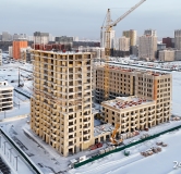 Ход строительства дома № 2, корпус 1, этап 3.1 в ЖК Скандиа. Квартал в Комарово Парк -