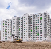Ход строительства дома 1 в ЖК MONOграфия (Многография) -