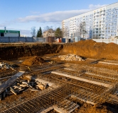 Ход строительства дома 1 в ЖК Калина -
