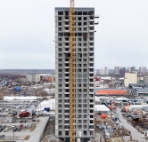 Ход строительства дома № 117, корпус 12 (4А) в ЖК Фатера -