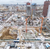 Ход строительства дома 1 в ЖК По ул. Гризодубовой -