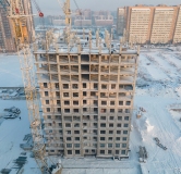 Ход строительства дома 3.2.2 в ЖК Остров на Норильской -