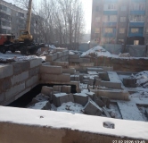 Ход строительства дома 12Б, корпус 1 в ЖК По ул. Ванеева -