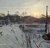 Ход строительства дома 26, секция 5 в ЖК Б-26 -