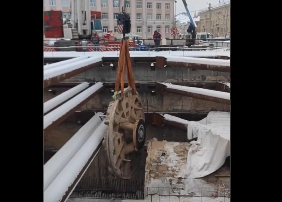 Щит «Владимир» начали разбирать в Нижнем Новгороде после прокладки тоннелей - фото 1