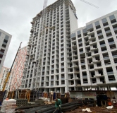 Ход строительства дома 1 в ЖК River Park -