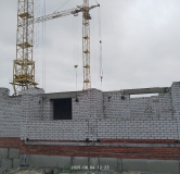 Ход строительства дома 1 в ЖК Мега-6 -