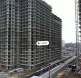 Ход строительства дома Литер 5 в ЖК Рекорд -
