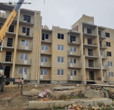 Ход строительства дома № 1/4 в ЖК Кубанская усадьба -