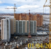 Ход строительства дома 12, 1 этап в Микрорайон Нанжуль-Солнечный -