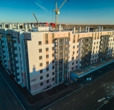 Ход строительства дома 1 в ЖК Атмосфера -