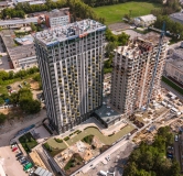 Ход строительства дома секция 2, 2.1 в ЖК Пульсар -