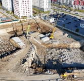 Ход строительства дома 10, корпус 2 в ЖК Остров-сад -