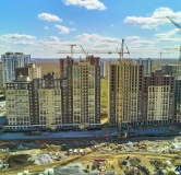 Ход строительства дома 25, секция А,Б в ЖК Ньютон -
