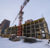 Ход строительства дома 5 в ЖК Тайгинский Парк -