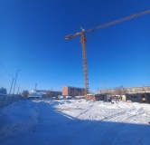 Ход строительства дома 33 в ЖК По ул. Комсомольская -