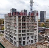 Ход строительства дома № 117, корпус 13 (4Б) в ЖК Фатера -