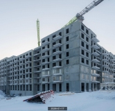 Ход строительства дома 5.2 в ЖК Пшеница -