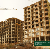 Ход строительства дома № 1.3 в ЖК Плодово-Ягодный -