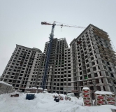 Ход строительства дома 1 в ЖК Крылья -