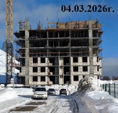 Ход строительства дома № 21 в ЖК Академический -