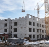 Ход строительства дома 3.2 в ЖК Кантри -