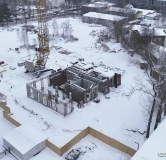 Ход строительства дома 2 в ЖК Дебют -