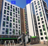 Ход строительства дома секция 2 в ЖК Zenith -