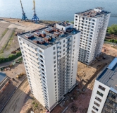 Ход строительства дома 7, строение 1 в ЖК КБС Берег -